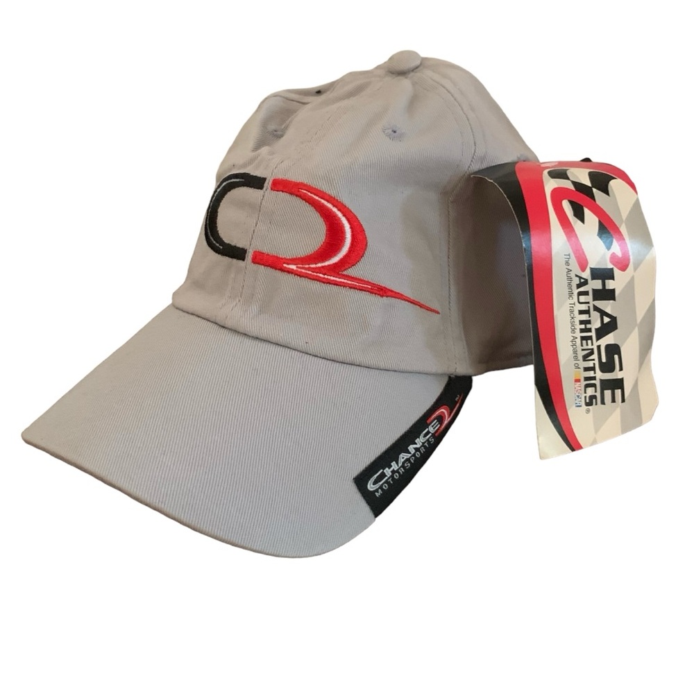 Vintage NASCAR Motorsports Cap Grey Strapback Racing Hat